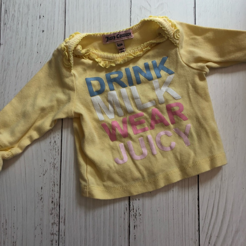 GIRLS JUICY COUTURE LONG SLEEVE SHIRT